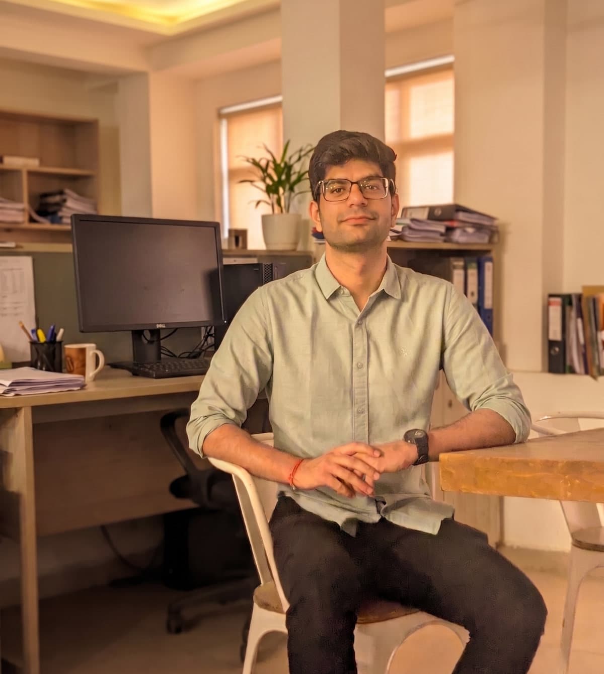 Rohan Bhatia at the office
